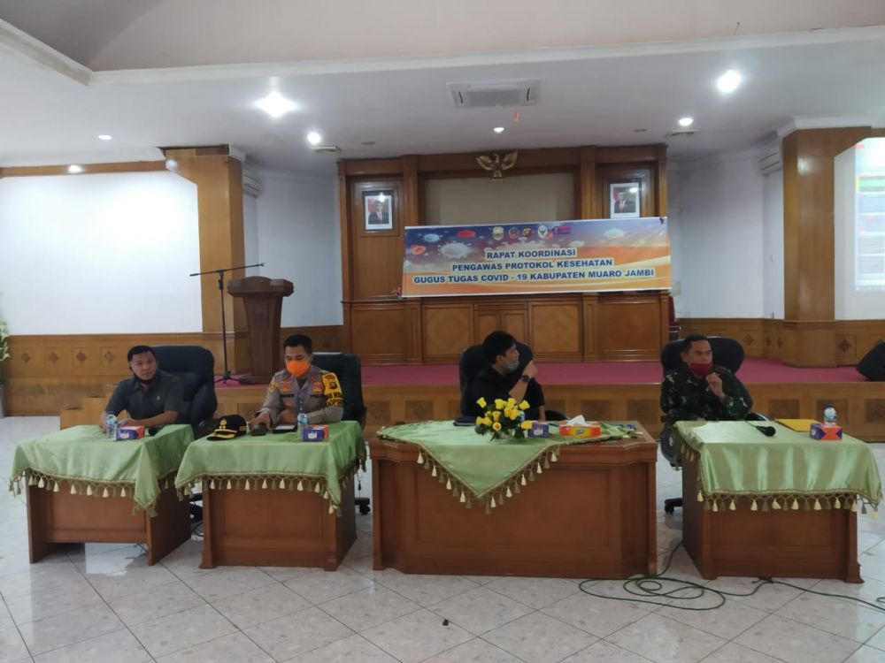Rapat persiapan penerapan regulasi new normal di Muarojambi