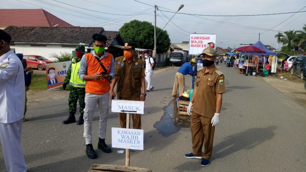 Penerapan kawasan wajib masker