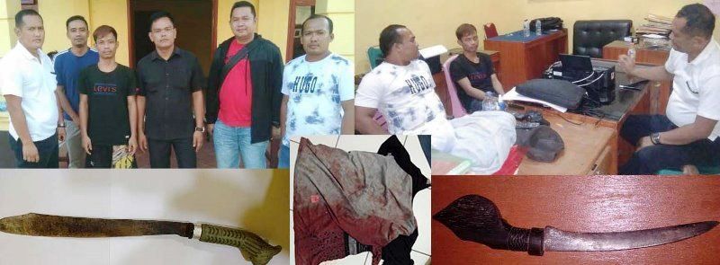 Pemuda Desa Baru, Kecamatan Sarolangun diamankan Tim Opsnal Polres Sarolangun dan Unit Reskrim Polsekta Sarolangun 