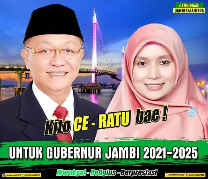 Bakal Calon Gubernur Jambi dan Bakl Calon Wakil Gubernur Jambi, CE-Ratu