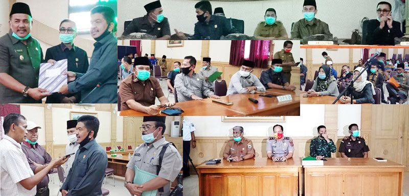 Rapat Paripurna DPRD Kabupaten Sarolangun berlangsung Senin (22/06) di ruang poa utama Pemkab Sarolangun