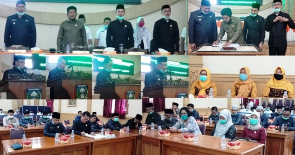 Paripurna tahap II tingkat III DPRD Sarolangun dalam rangka penyampaian laporan Pansus 