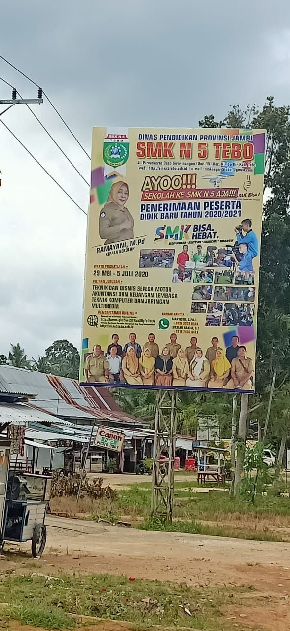 Baliho SMKN 5 tebo