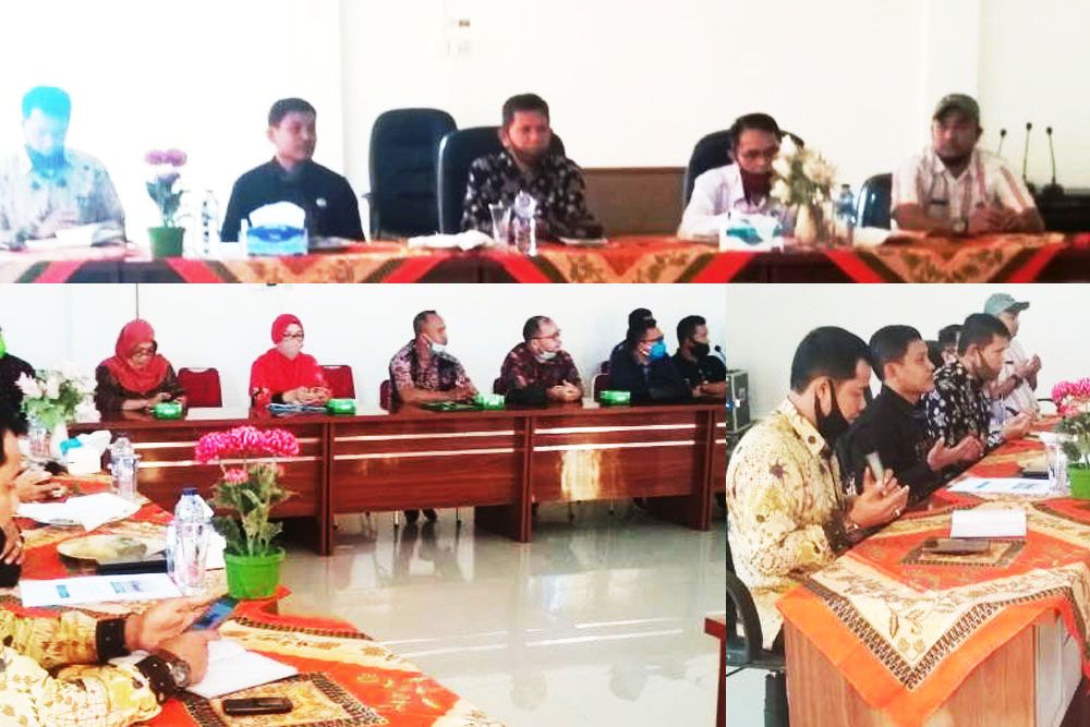 Suasana  pertemuan pejabat Pemkab Muarojambi dengan pihak RSUD CQ Sarolangun  