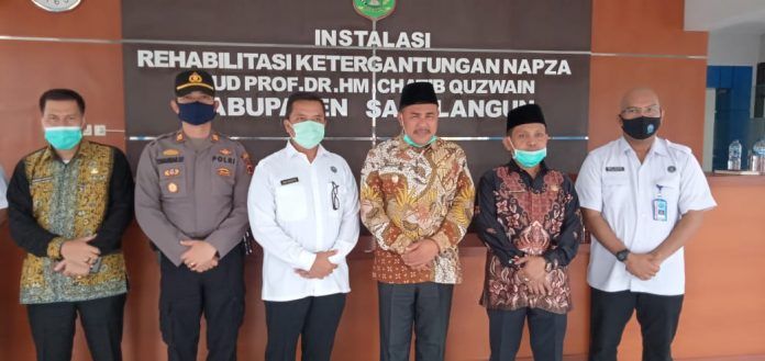 Kunjungan kerja Kepala BNNP Jambi beserta rombongan ke panti rehabilitasi Napza RSUD CQ Sarolangun