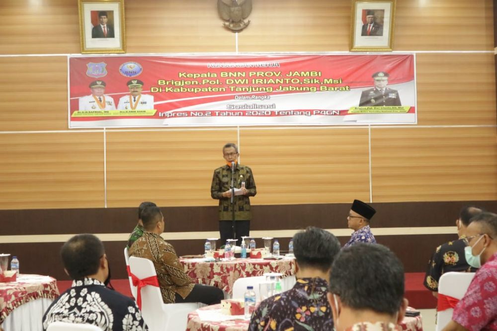 Kunker Kepala BNN provinsi Jambi 