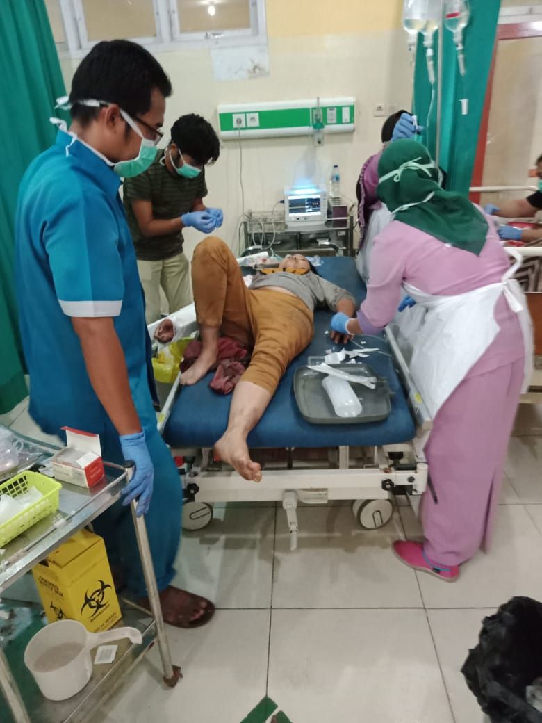 Korban BUS RAPI dirawat di rumah sakit