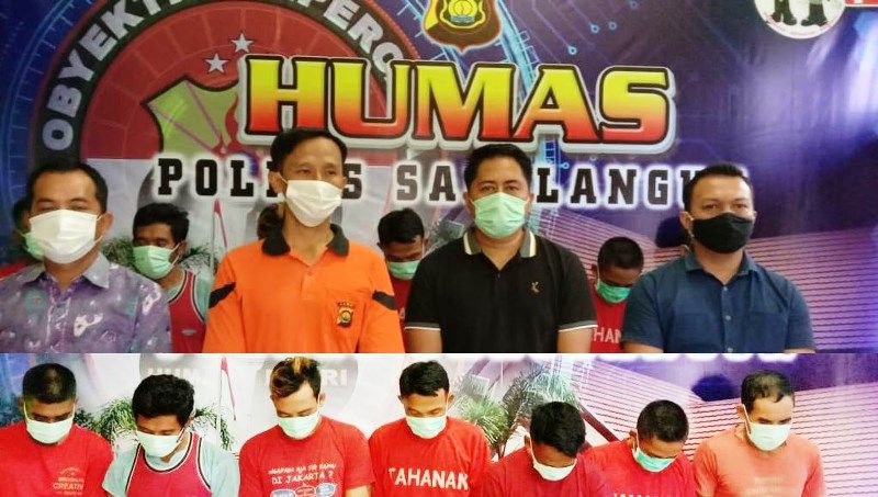 Kapolres, AKBP Deny Heryanto dan Kasat Reskrim, AKP Bagus Faria ungkap kasus PETI