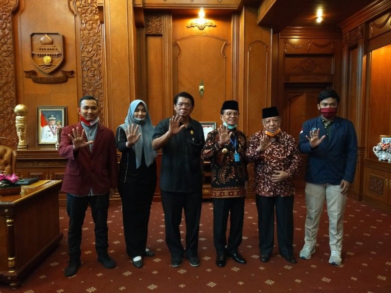 Wakil Ketua DPRD Provinsi Jambi Burhanudin Mahir menghadiri peringatan Hari Anti Narkotika Internasional (HANI) 