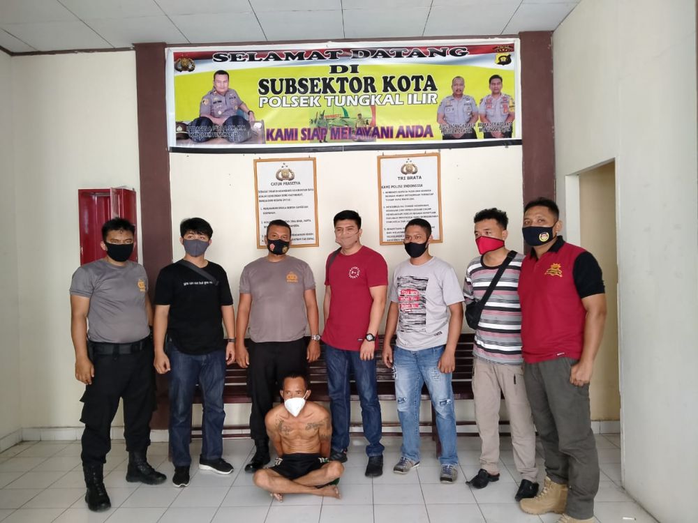 Pelaku Curanmor Inhu yang ditangkap polisi