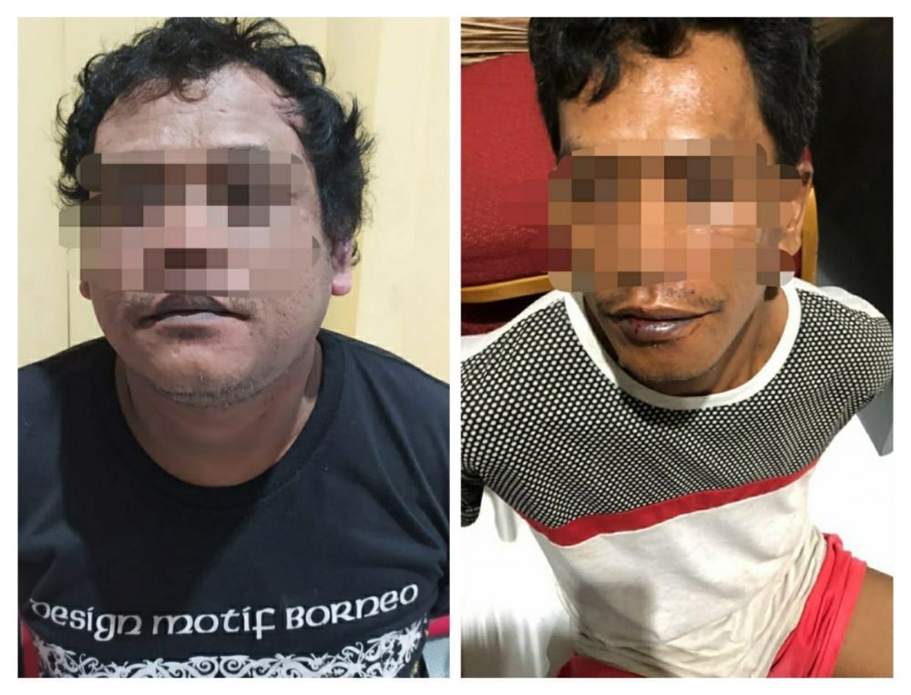 Pelaku Curamor yang ditangkap.