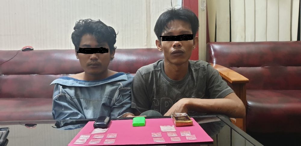 Bandar Narkoba bersama barang bukti