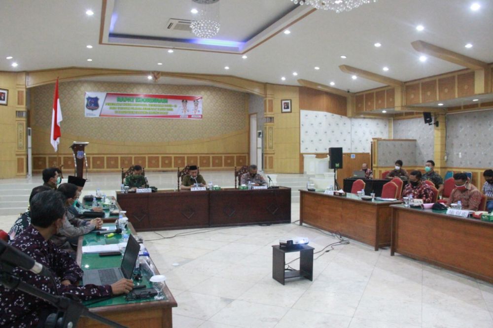 Rakor Penegakan Hukum Protokol Kesehatan di Pilkada Tanjabbar