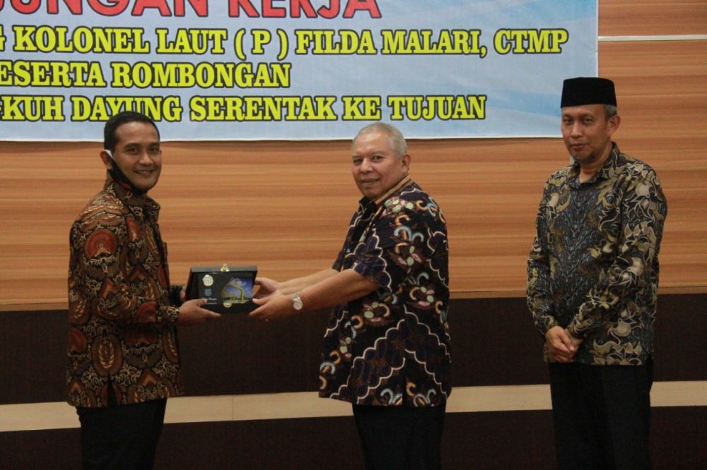 Kunjungan Danlanal palembang