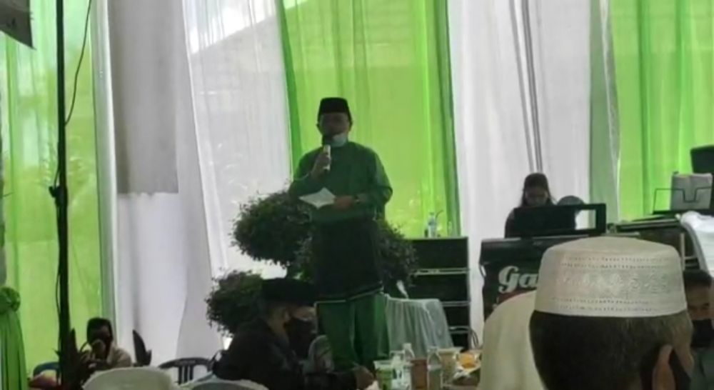 Calon Gubernur Jambi Al Haris di acara pernikahan