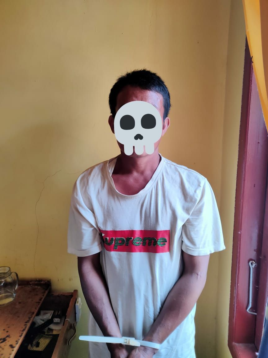 Sang ayah muda Setubuhi anak kandung diamankan Reskrim Polres Sarolangun