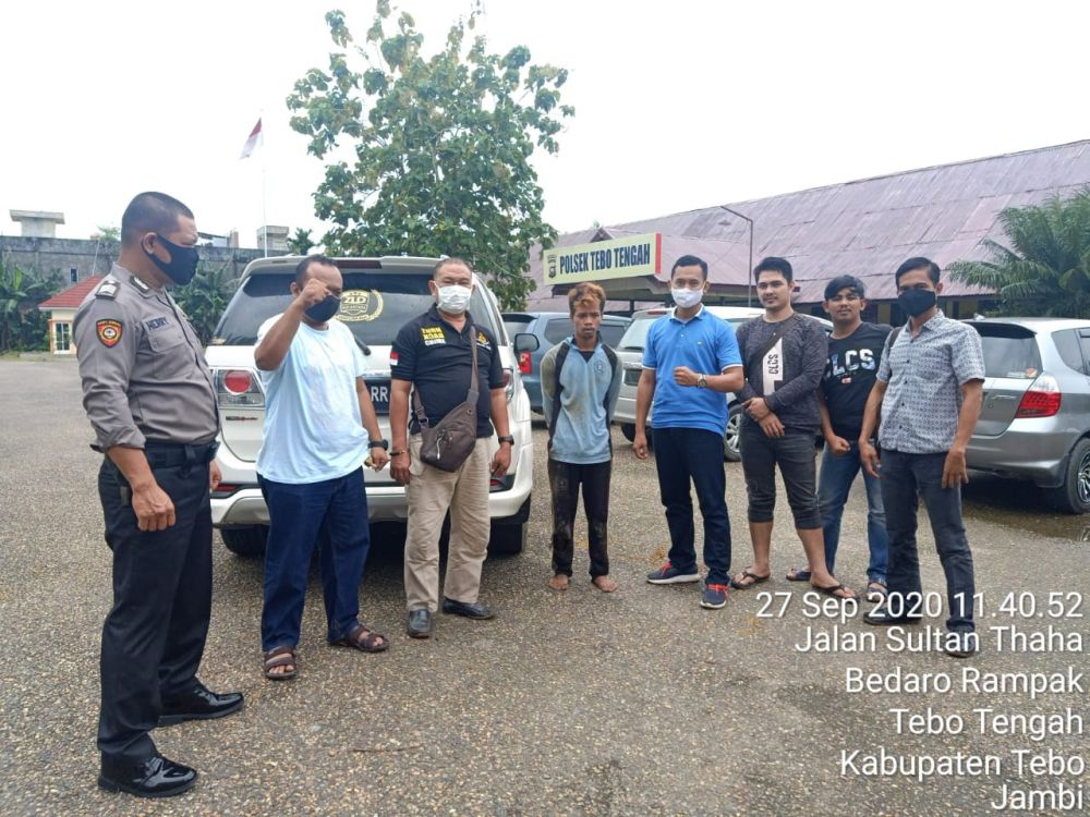 Reskrim Polsek Tebo Tengah berhasil menangkap pelaku pencuri HP