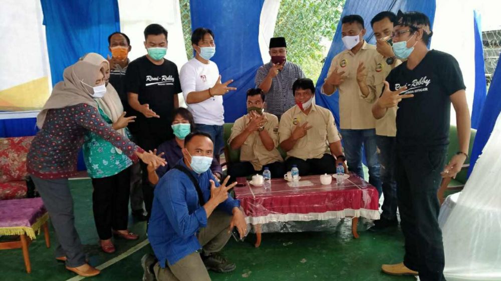 Cawabup Robby siap menangkan pasangan Haris Sani