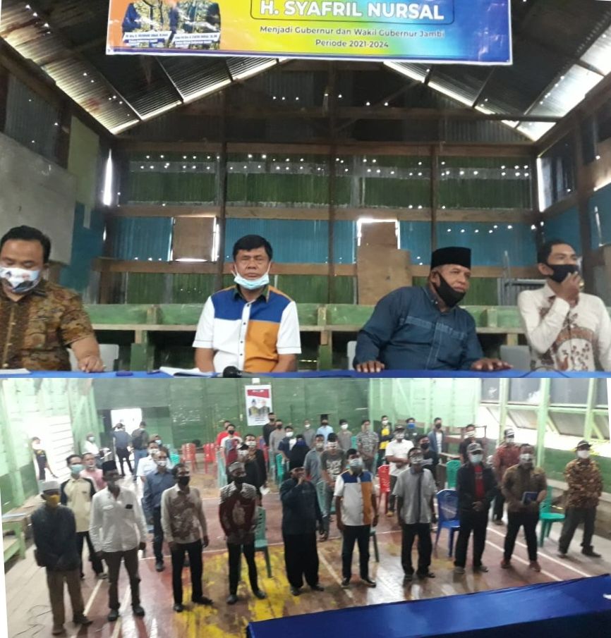Pertemuan Syafril Nursal dengan forum petani Pengabuan