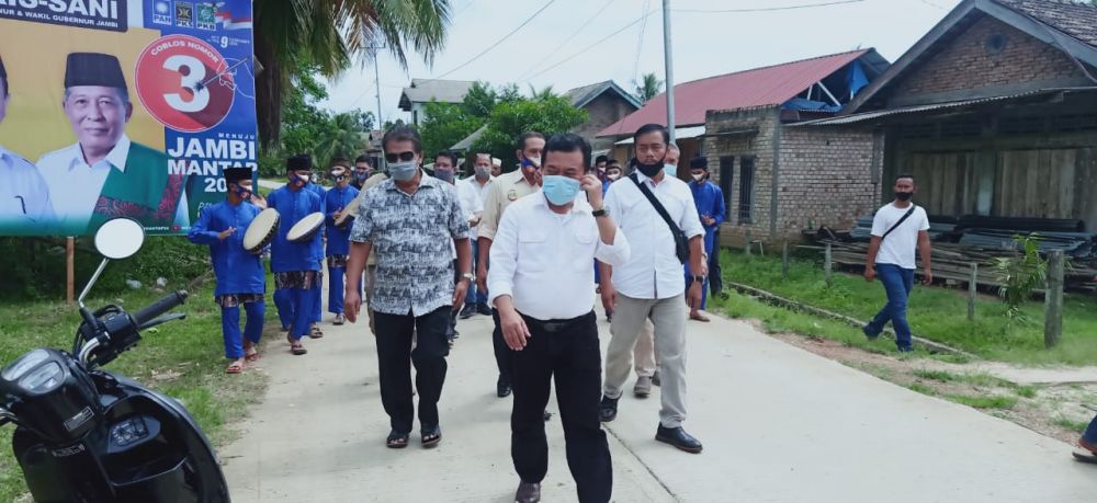 Haris disambut warga Terusan Batanghari 