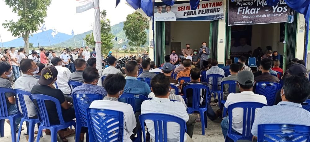Fiyos mengkukuhkan tim pemenangan Hamparan Lawang