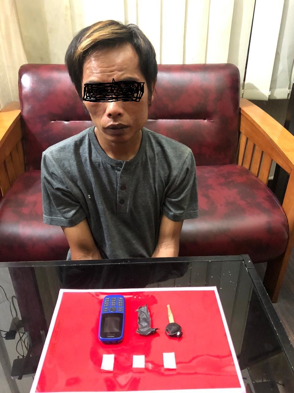 Tersangka pembawa Narkoba
