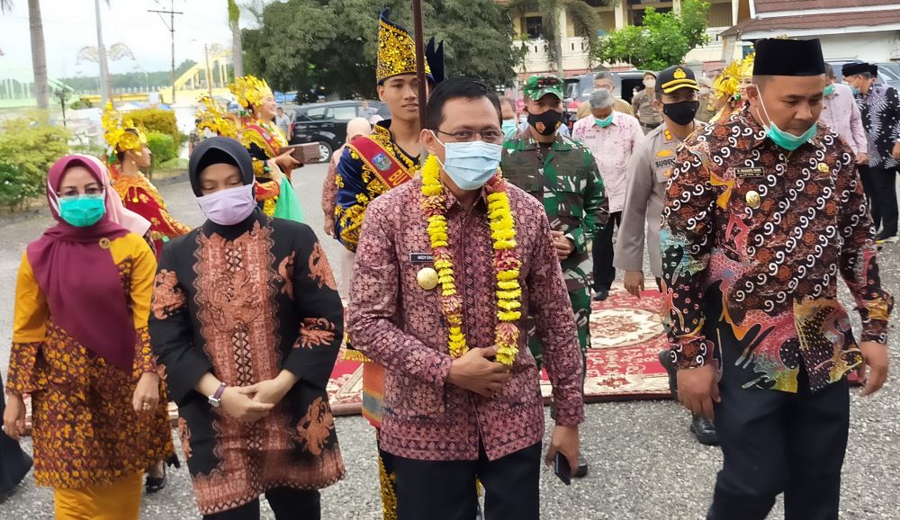 Pjs Gubernur dan Plt Bupati menuji Rumdis Bupati Sarolangun
