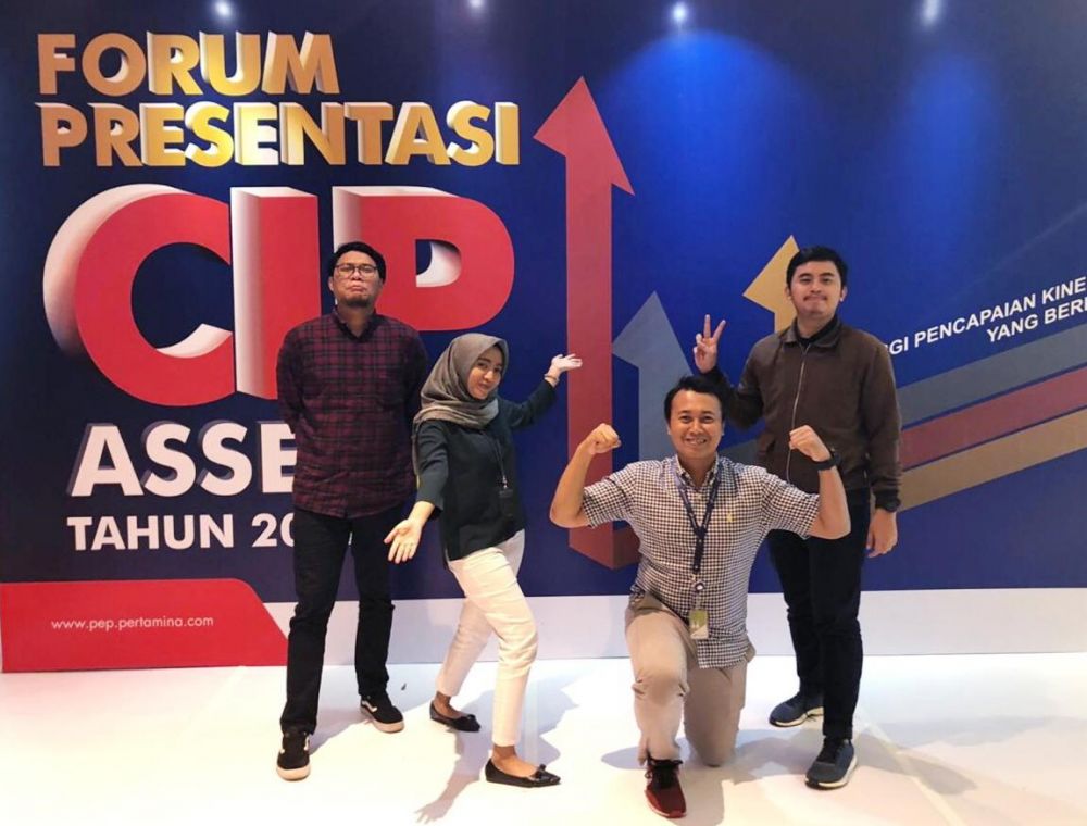 Tim PEP Jambi yang berhasil membuat  inovasi Power Bailer.