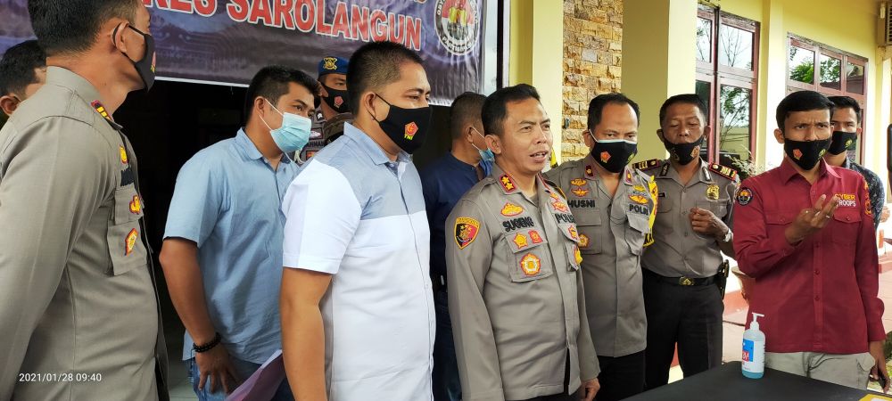 Konferensi Pers Polres Sarolangun