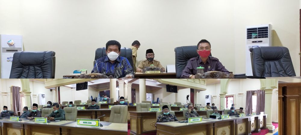Paripurna penetapan jadwal dan lokasi Reses tahap I tahun 2021 