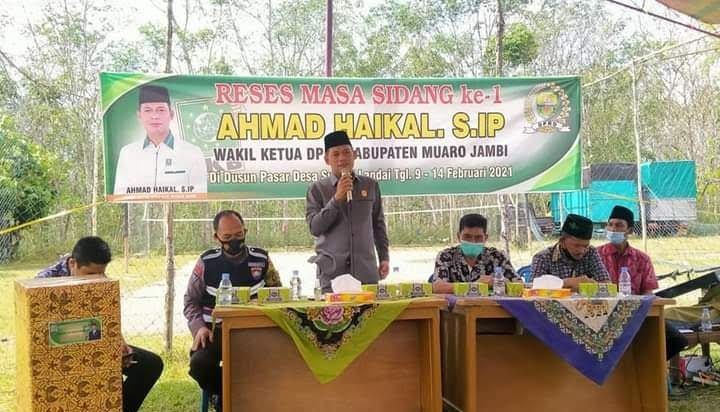 Ahmad Haikal melakukan reses
