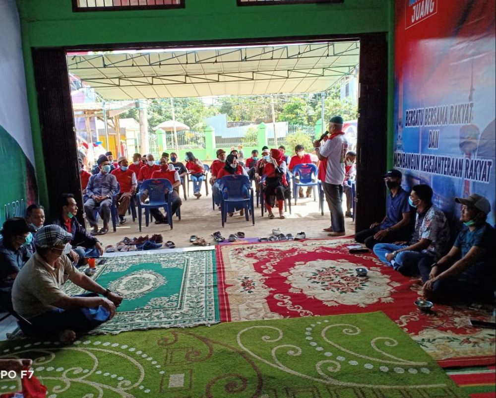 Peresmian rumah juang H. Samiun Siregar di Kenali Besar 