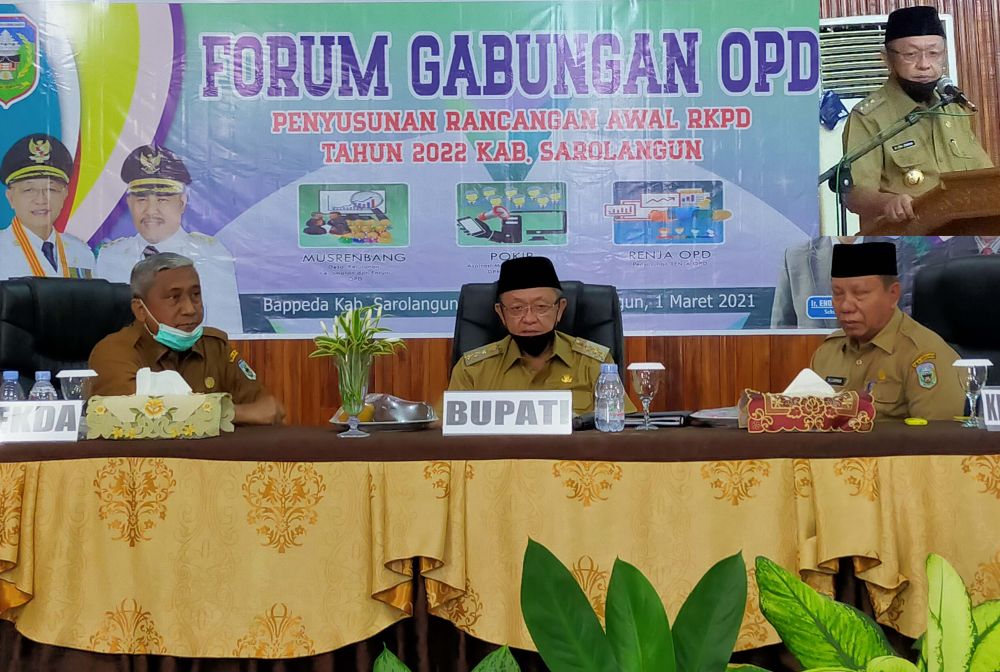 Bappeda gelar Forum Gabungan SKPD 