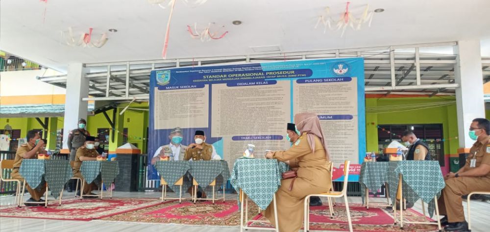 Fasha meninjau proses belajar tatap muka