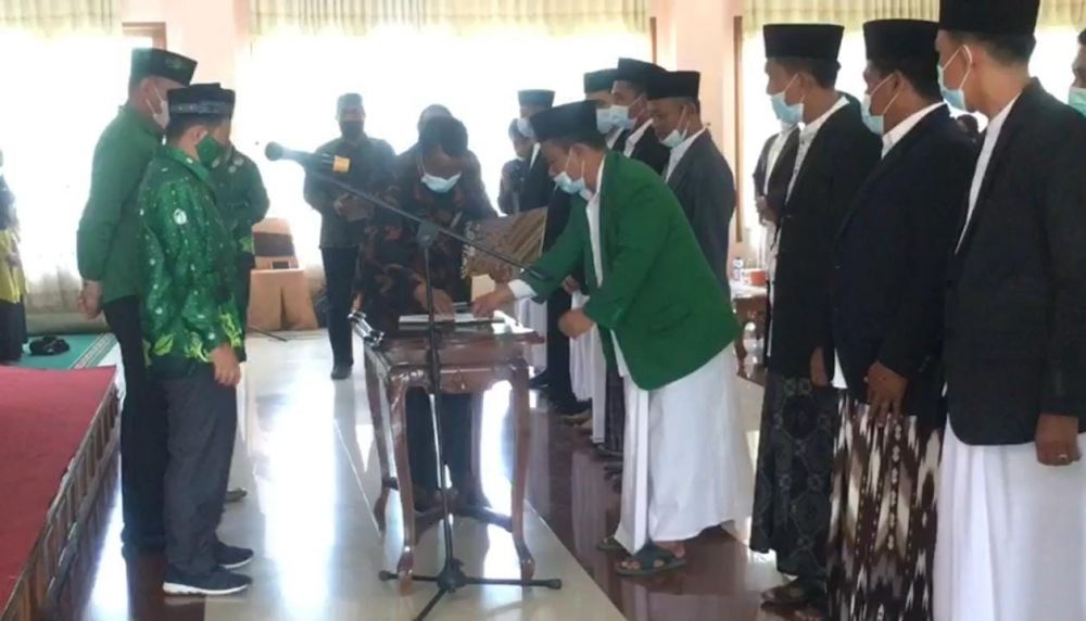 Jalannya pelantikan pergunu