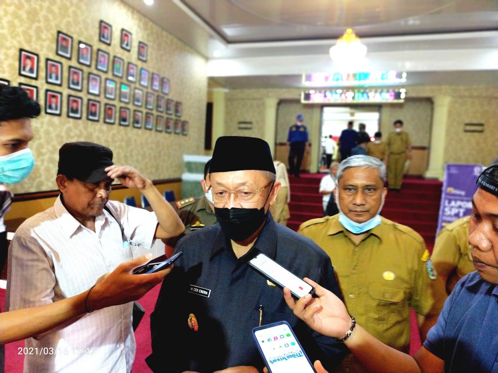 H Cek Endra diwawancarai 