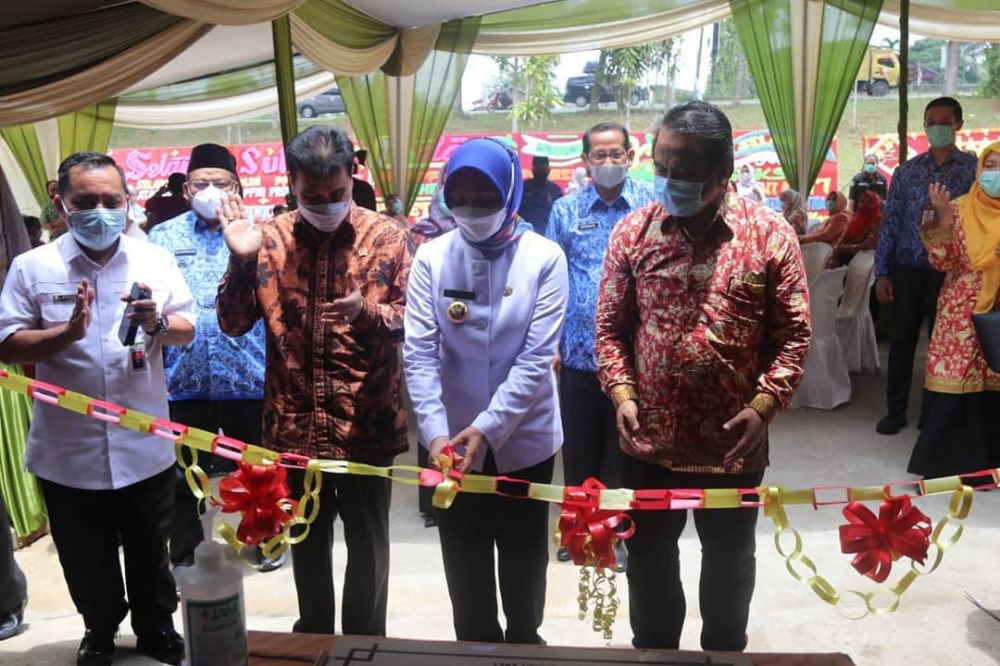 HUT ke-47 Persatuan Perawat Nasional Indonesia (PPNI) Provinsi Jambi Tahun 2021, sekaligus peresmian gedung PPNI, Rabu (17/3), bertempat di perumahan Aston Vila, Mendalo Darat, Kabupaten Muaro Jambi.