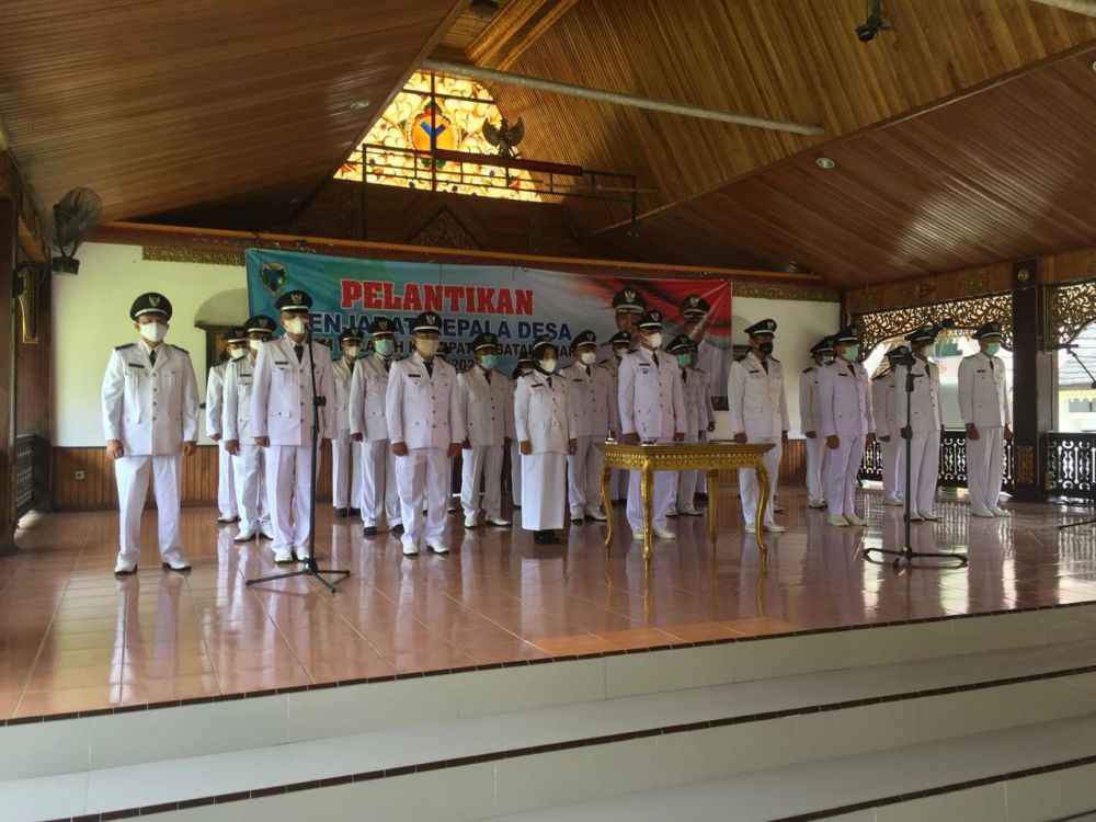 Pj Kades yang dilantik Bupati M Fadhil Arief
