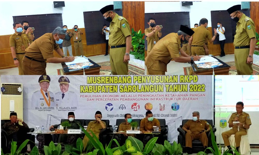 Penandatangan berita acara kesepakatan  