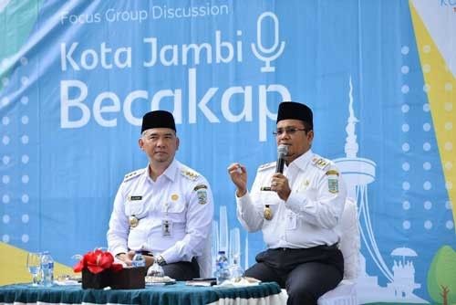 Wali Kota Jambi Fasha dan Wakil Wali Kota Jambi Maulana