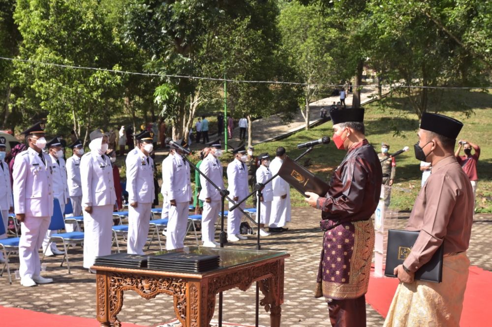 Jalannya pelantikan.