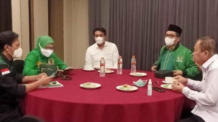 Fadhil Arief saat  rapat Formatur DPW PPP Provinsi Jambi di kantor DPP PPP jalan Diponegoro Jakarta Pusat, Kamis (17/6/2021).