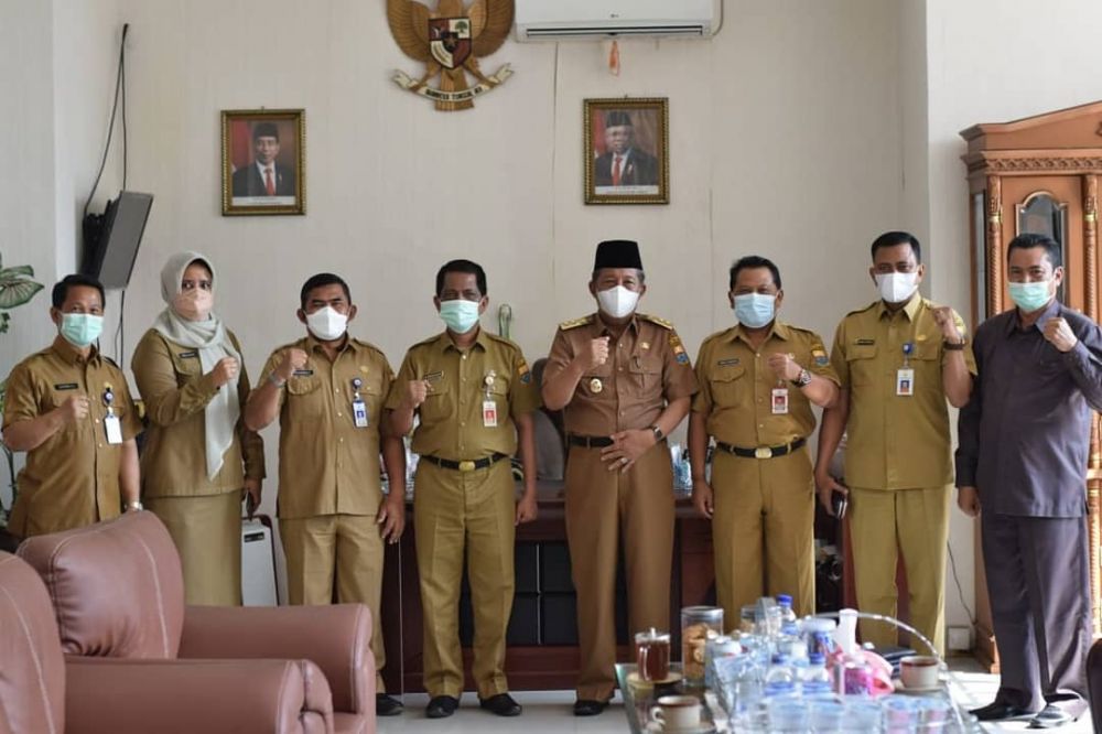 Wakil Gubernur Jambi Drs. Abdullah Sani, M.Pd. I, berkunjung Ke beberapa OPD