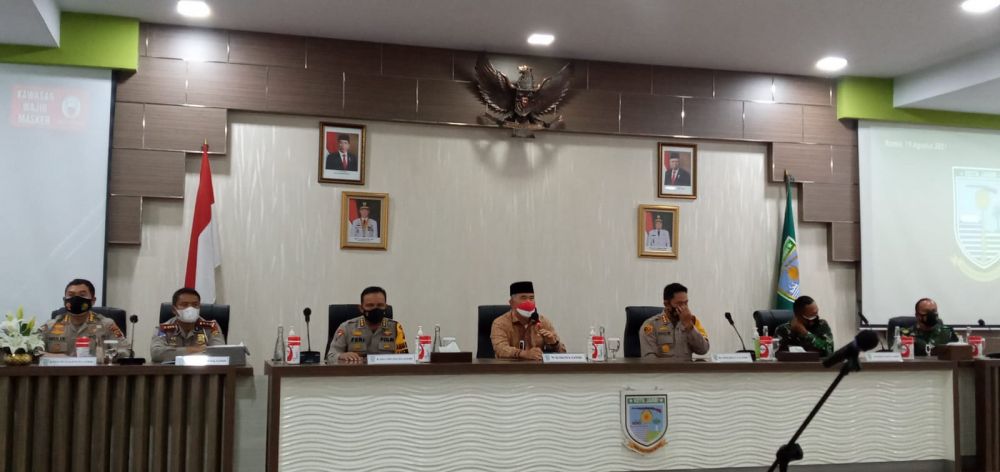 Jumpa Pers Walikota Jambi terkait Pengetatan masuk ke Kota Jambi 