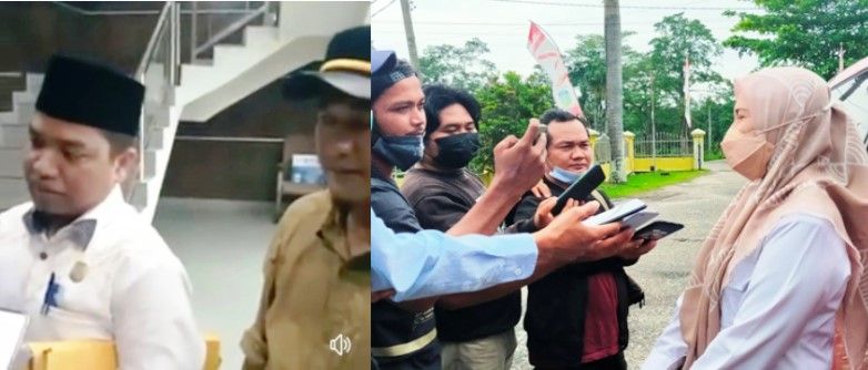 Wawancara Fadlan Kholik didampingi H Jefri Sonnefel dan Emalia Sari
