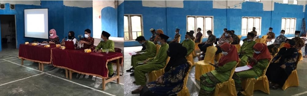 Tim pemateri penyuluhan hukum dan peserta penyuluhan