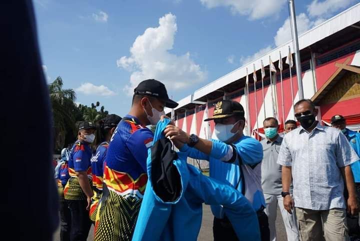 Pelepasan Atlet Provinsi Jambi ke PON Papua 