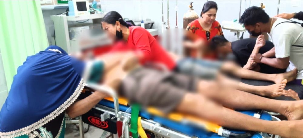 Kondisi ayah dan anak saat ditemukan meninggal di tangki kapal