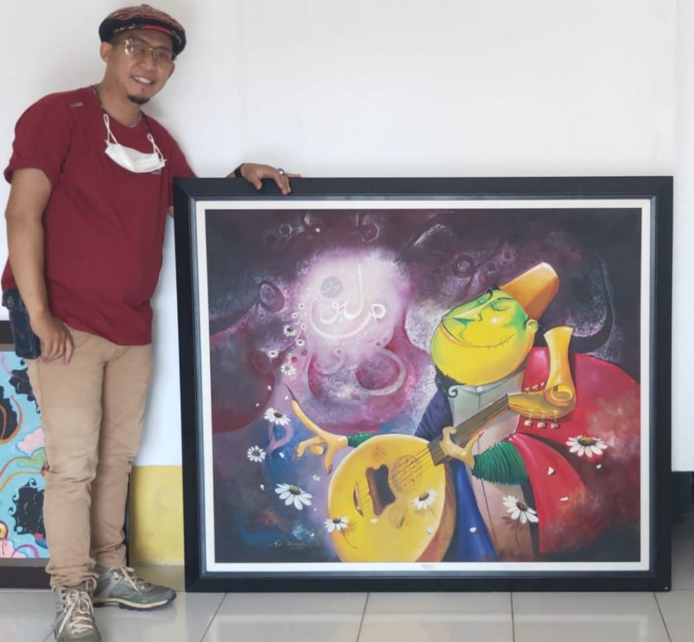 Edi Dharma Pelukis yang beralih ke Karikatur