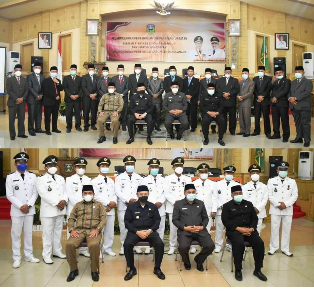 Photo bersama pasca pelantikan 